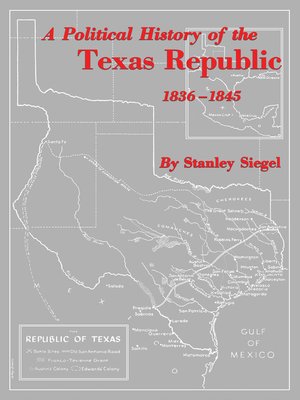 cover image of A Political History of the Texas Republic, 1836-1845